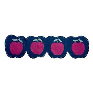 Felt 4 Apple Table Runner 35”